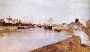 The port of Lorient, Berthe Morisot